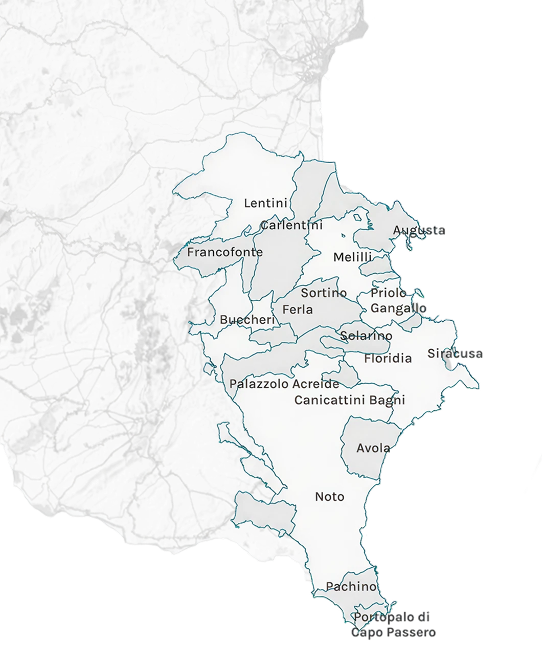 Dettaglio territorio